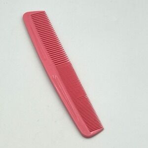Vintage Goody  Dressing Hair Comb Pink 7"  USA Made